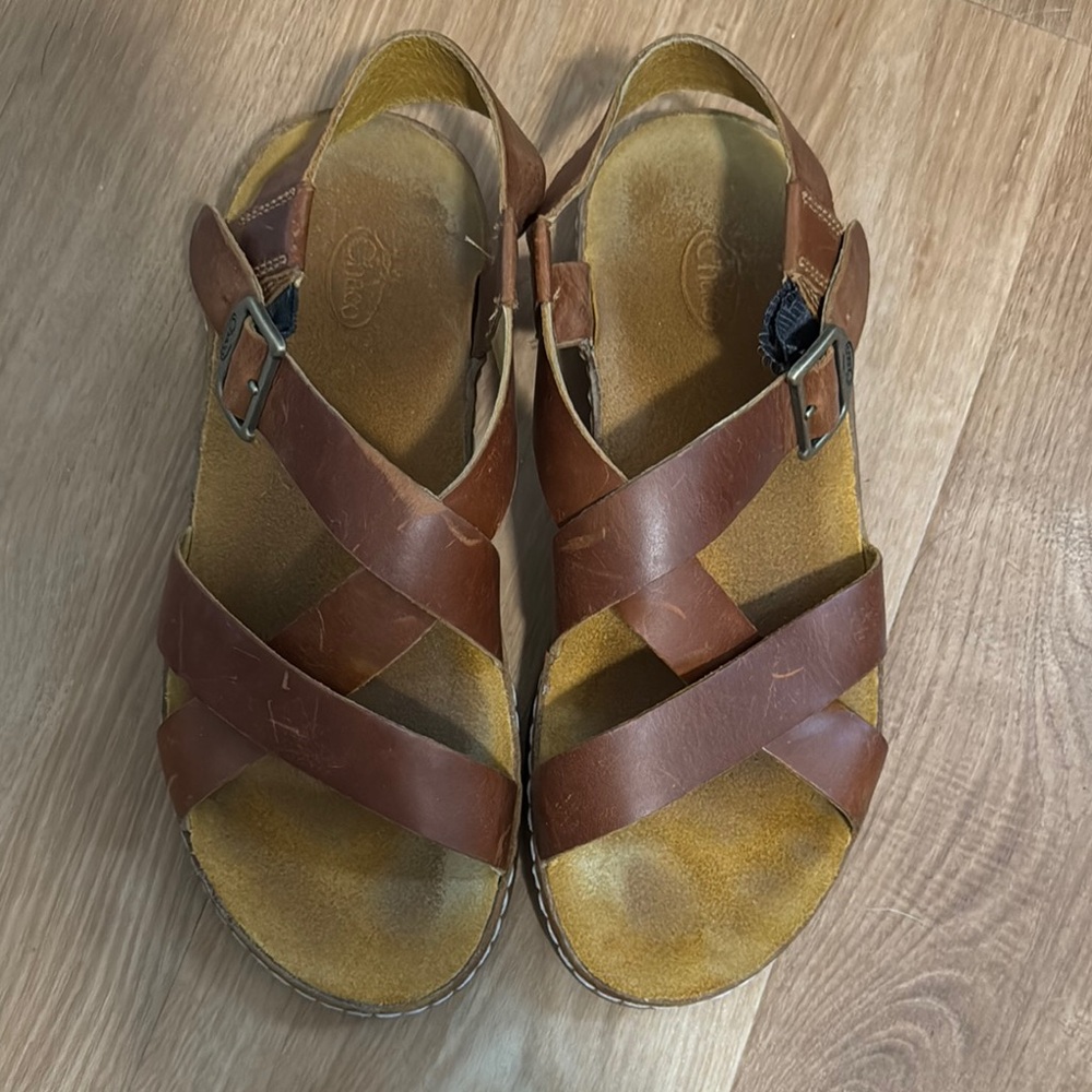 Brown Chacos lightly worn